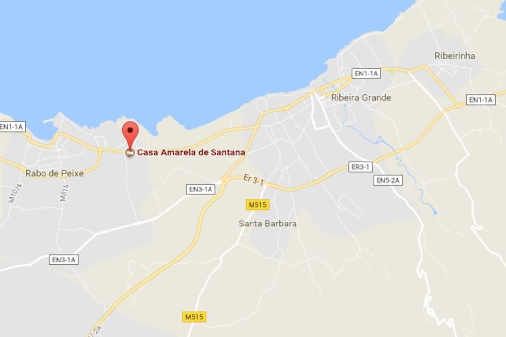 Casa Amarela De Santana Villa Ribeira Grande Eksteriør bilde